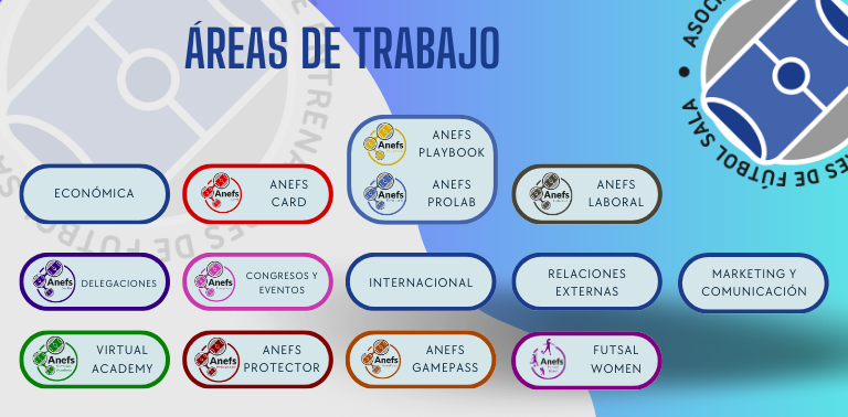 Areas de trabajo ANEFS